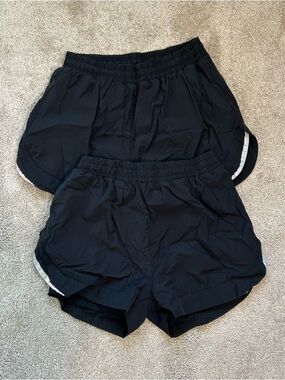 Alphalete Black Athletic Shorts with Elastic Waist